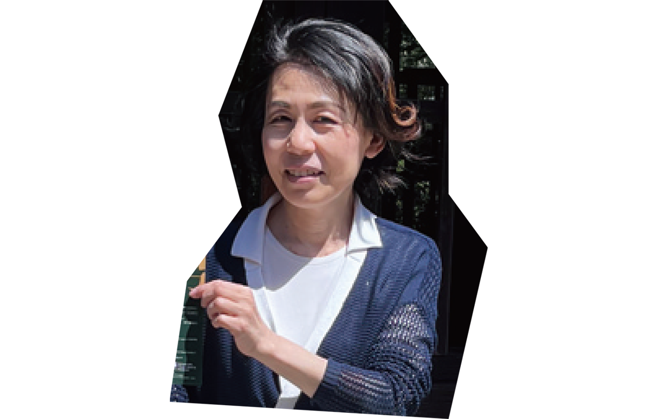 学芸員・日下部さんの写真