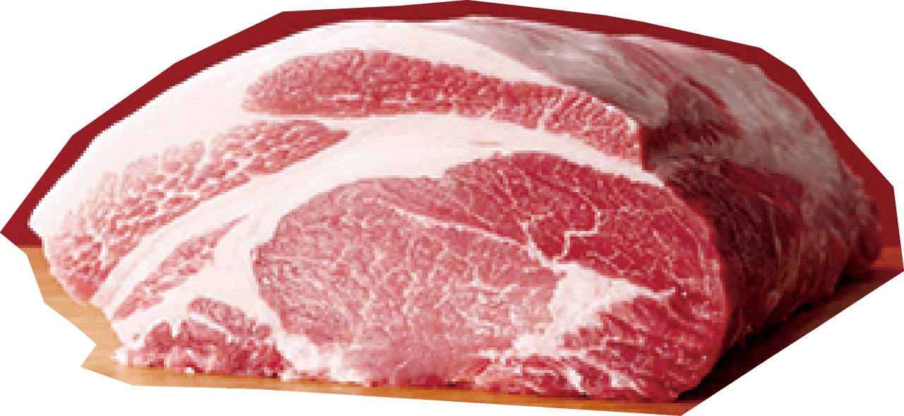 バークシャー種との独自配合で作り上げたオリジナルの豚肉。