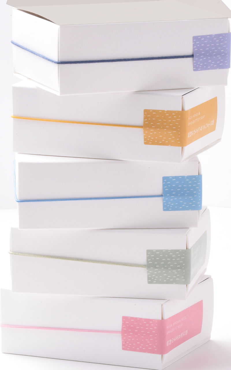 パッケージに入った石鹸の写真