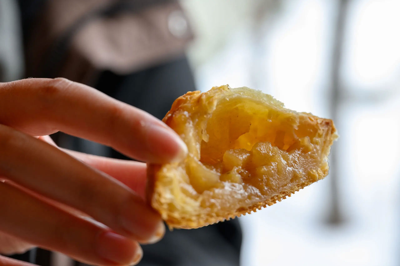 自家製アップルパイ　520円。