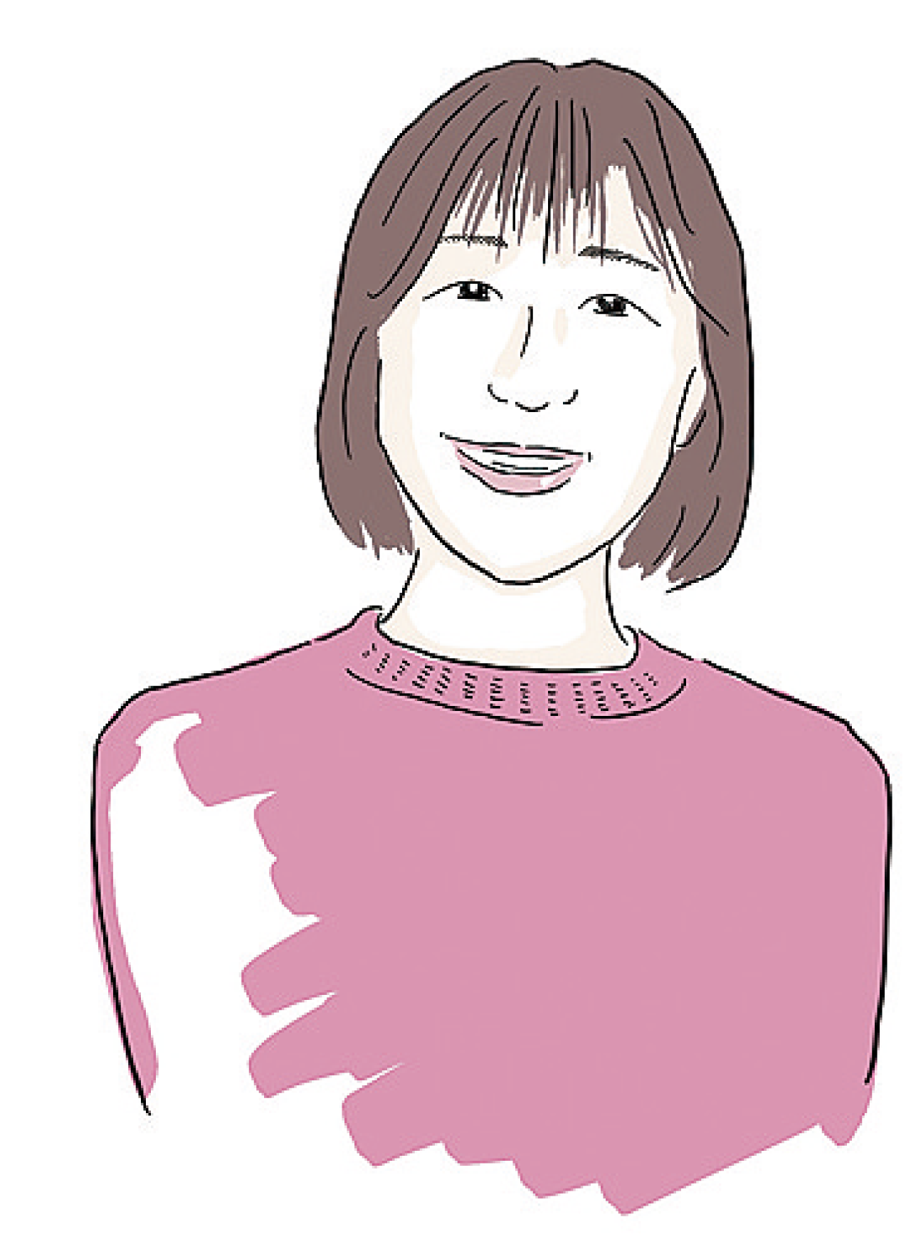 店主のまゆちゃんのイラスト