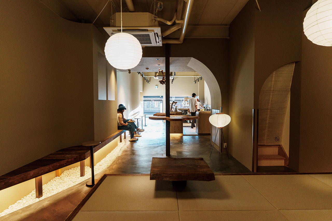 小上がりからの写真