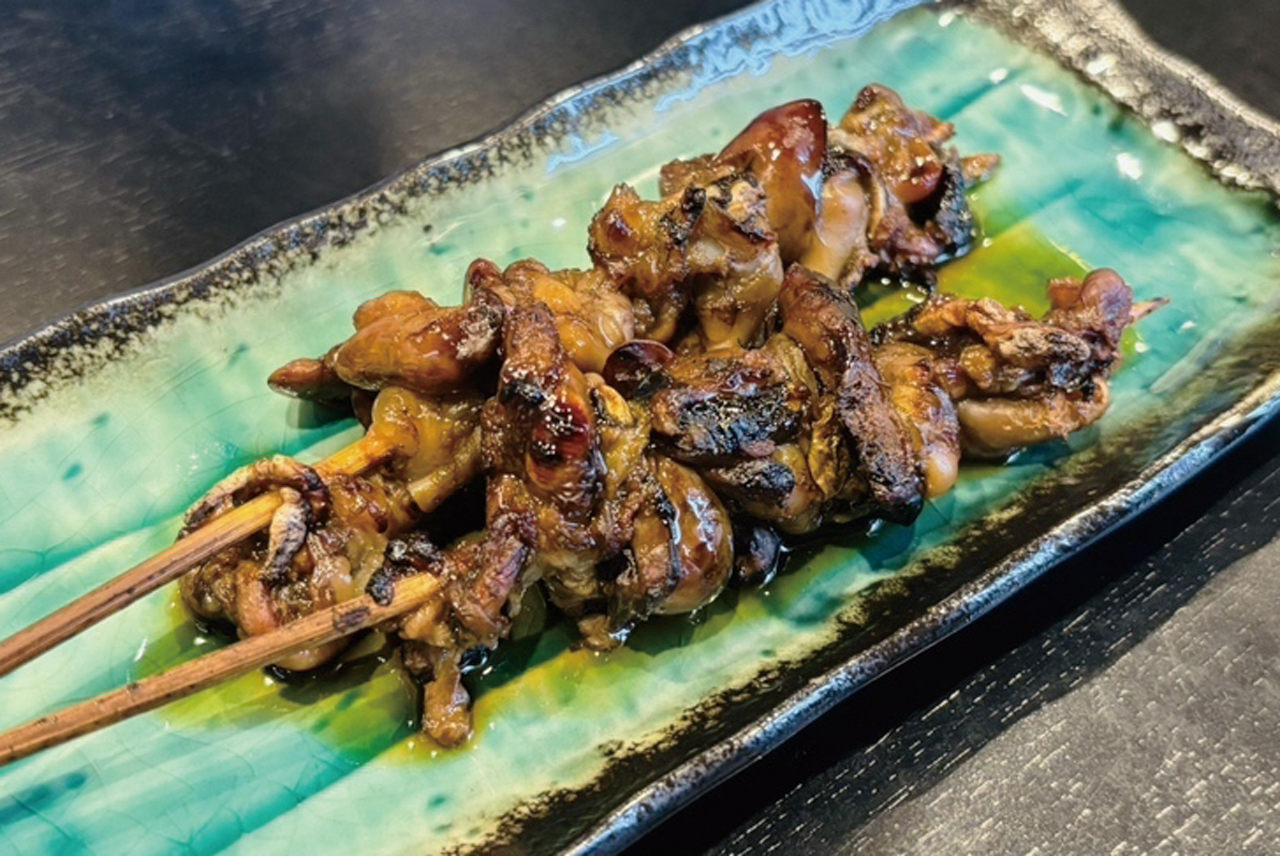 「うなぎ肝串」2本500円