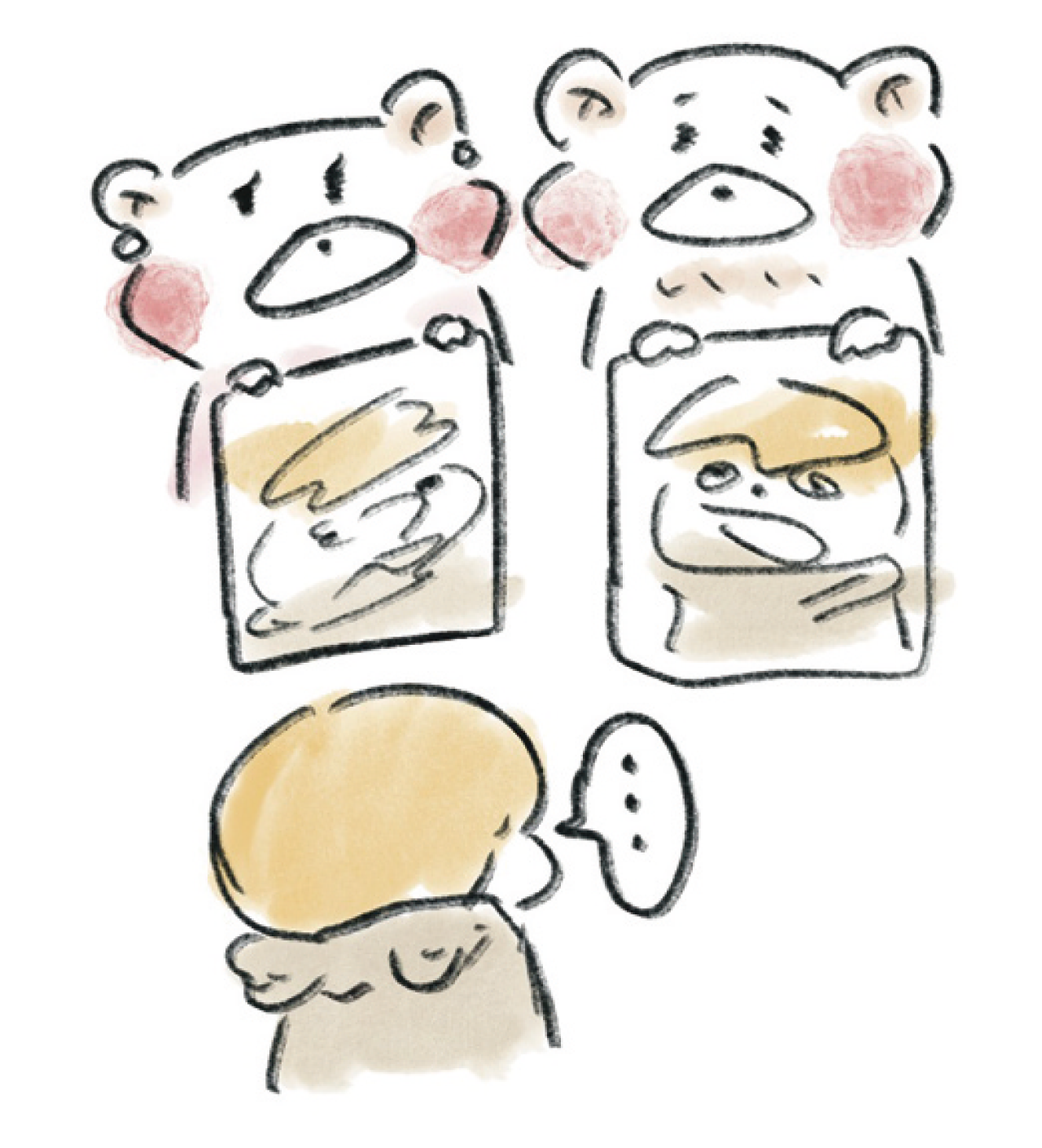 どっちこっちのイラスト