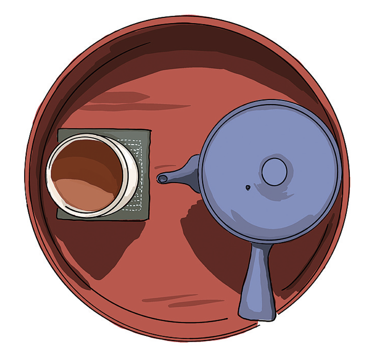 緑茶のイラスト