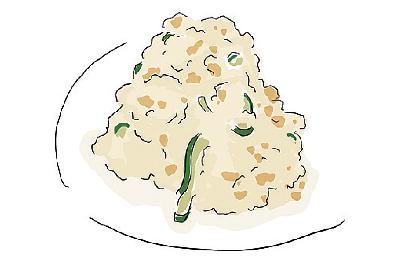 樽平 スモーキーないぶりがっこのクリームチーズまみれのイラスト