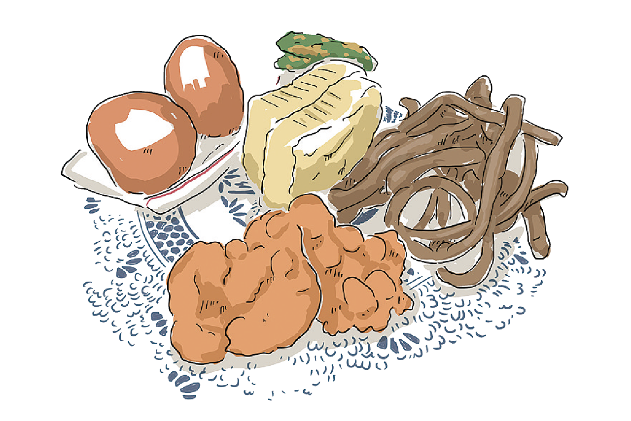 樽平 高山の郷土料理のイラスト