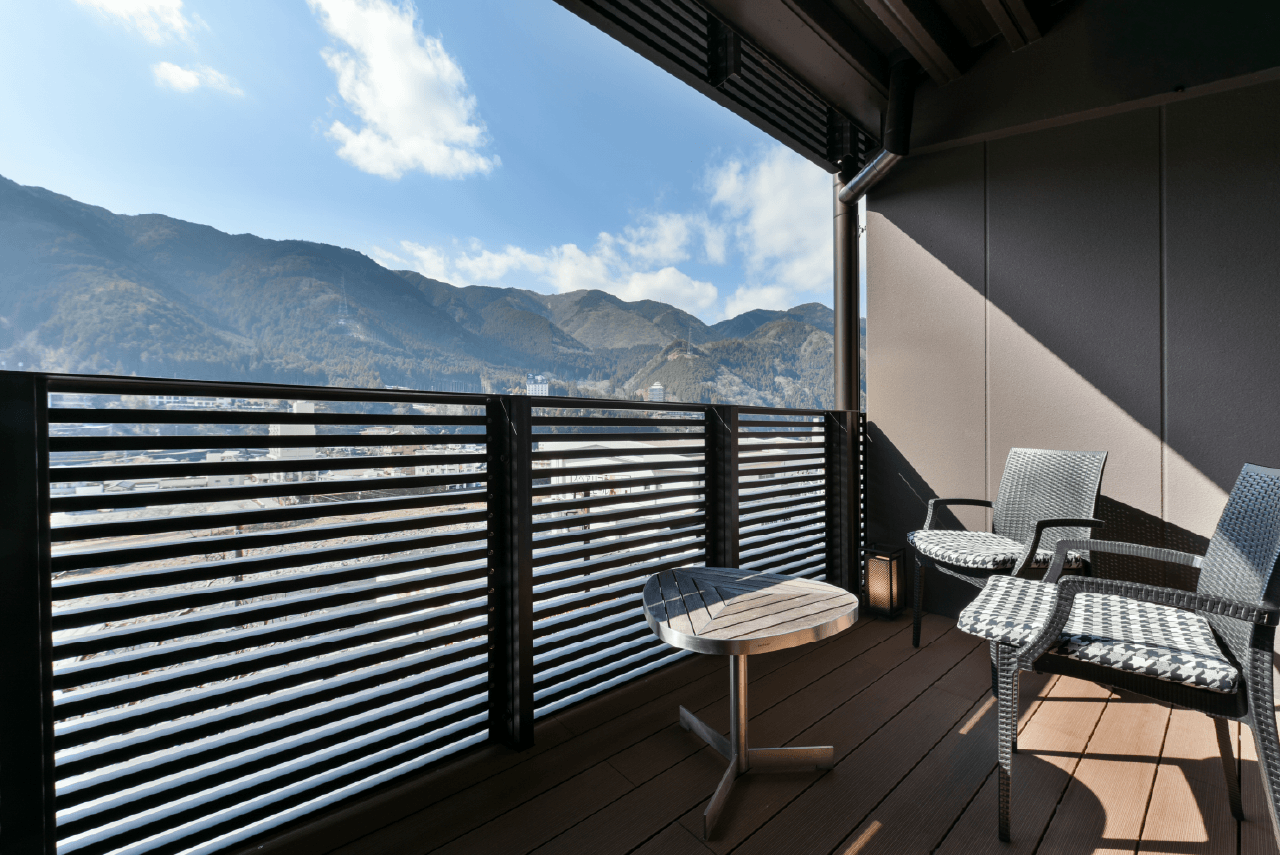 下呂温泉 小川屋 バルコニー