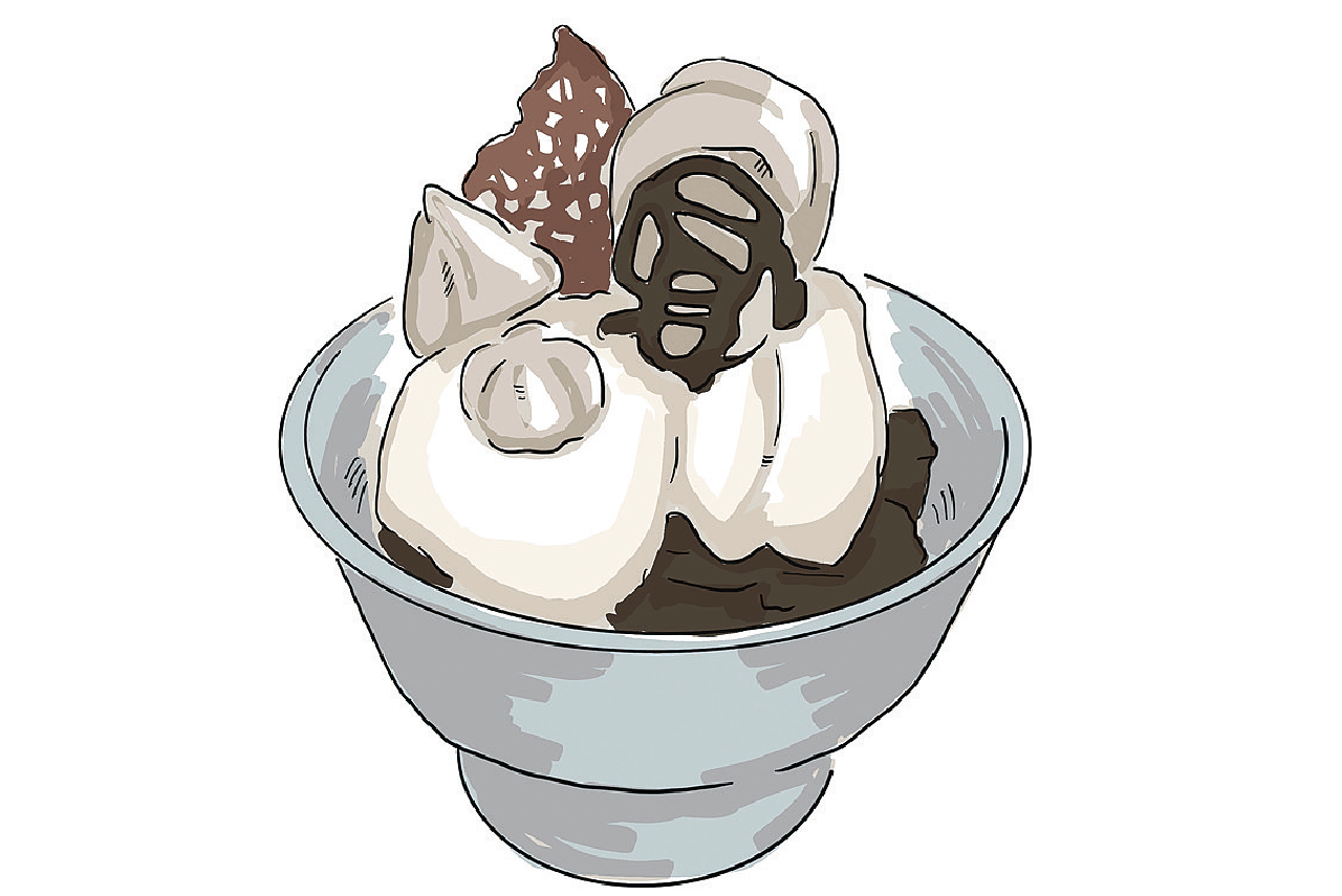 ミニパフェのイラスト