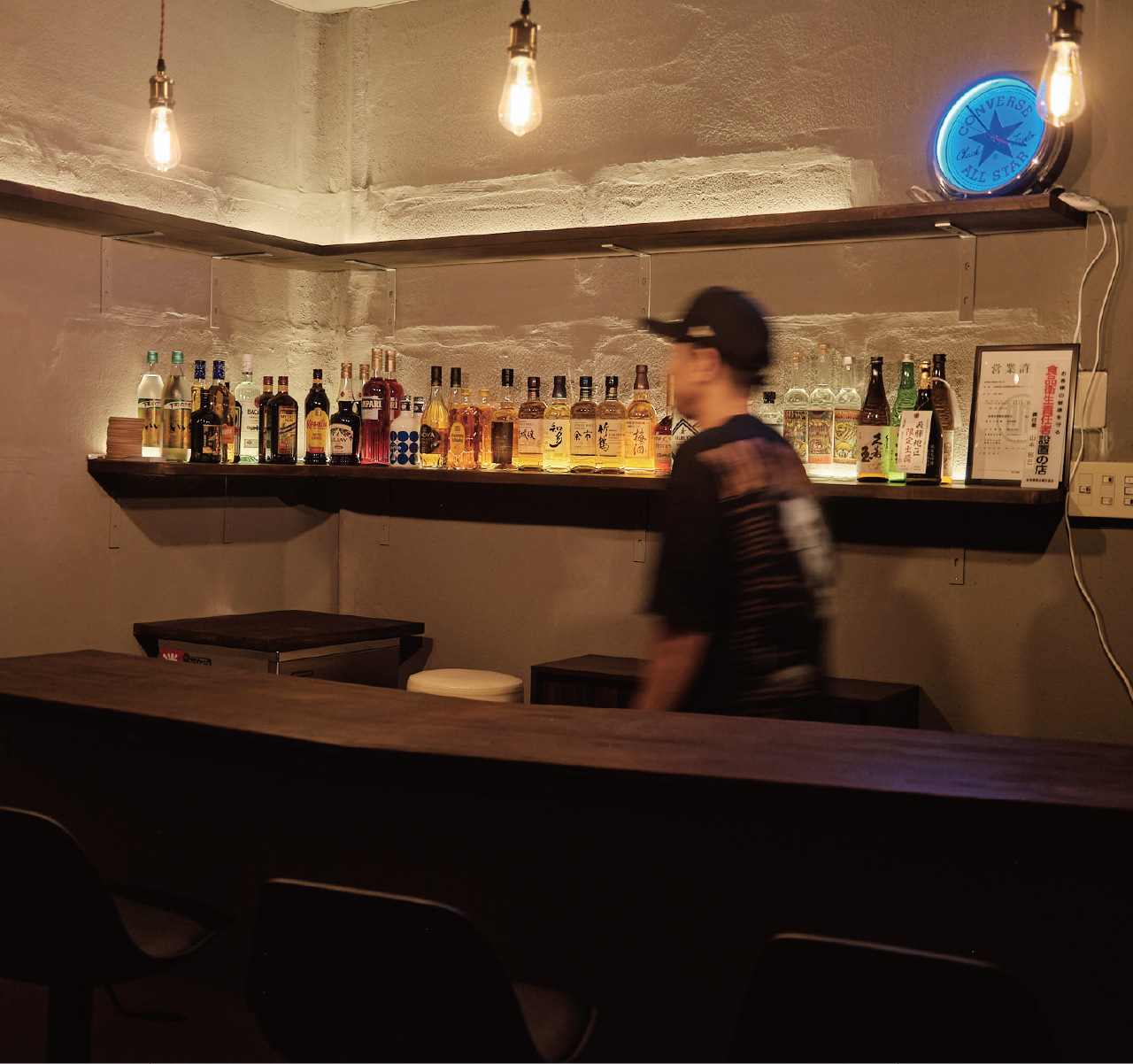 カウンターの写真