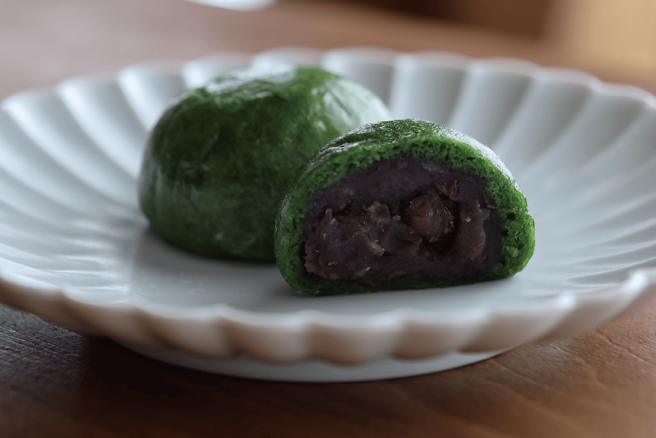 和菓子処 稲豊園　草まんじゅう