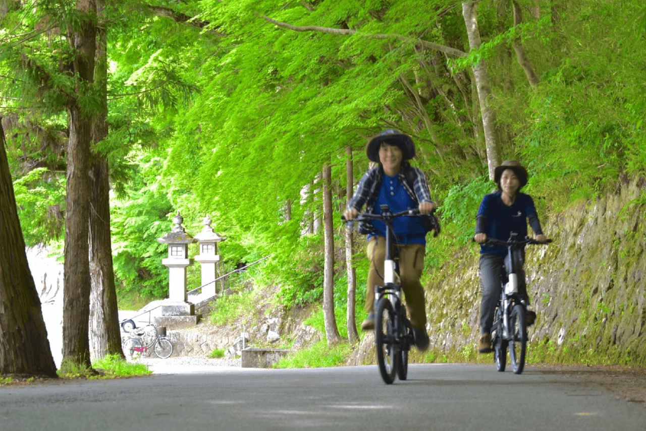 Flying Peaks　飛騨高山　サイクリング　電動アシスト付き自転車で漕ぐのもラクラク