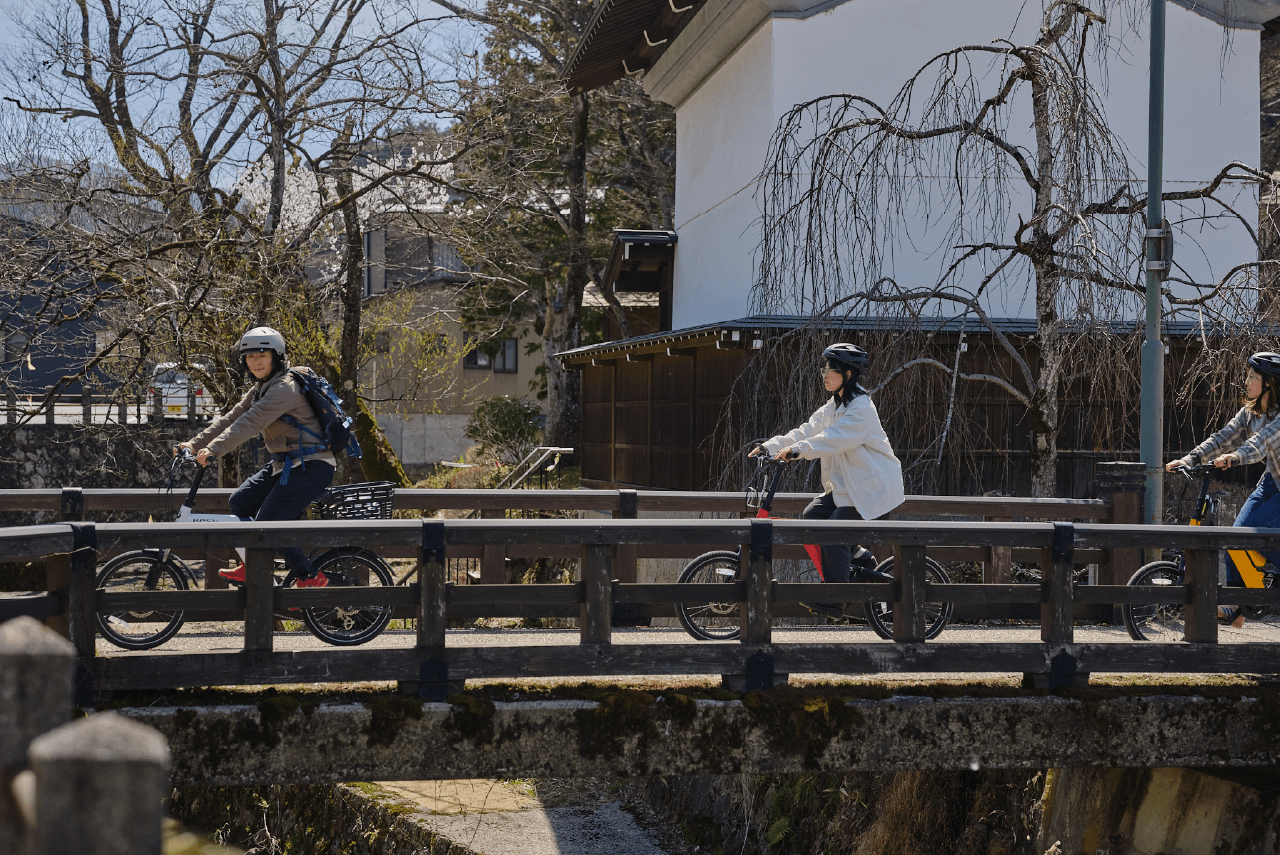 Flying Peaks　サイクリング　飛騨高山　市内