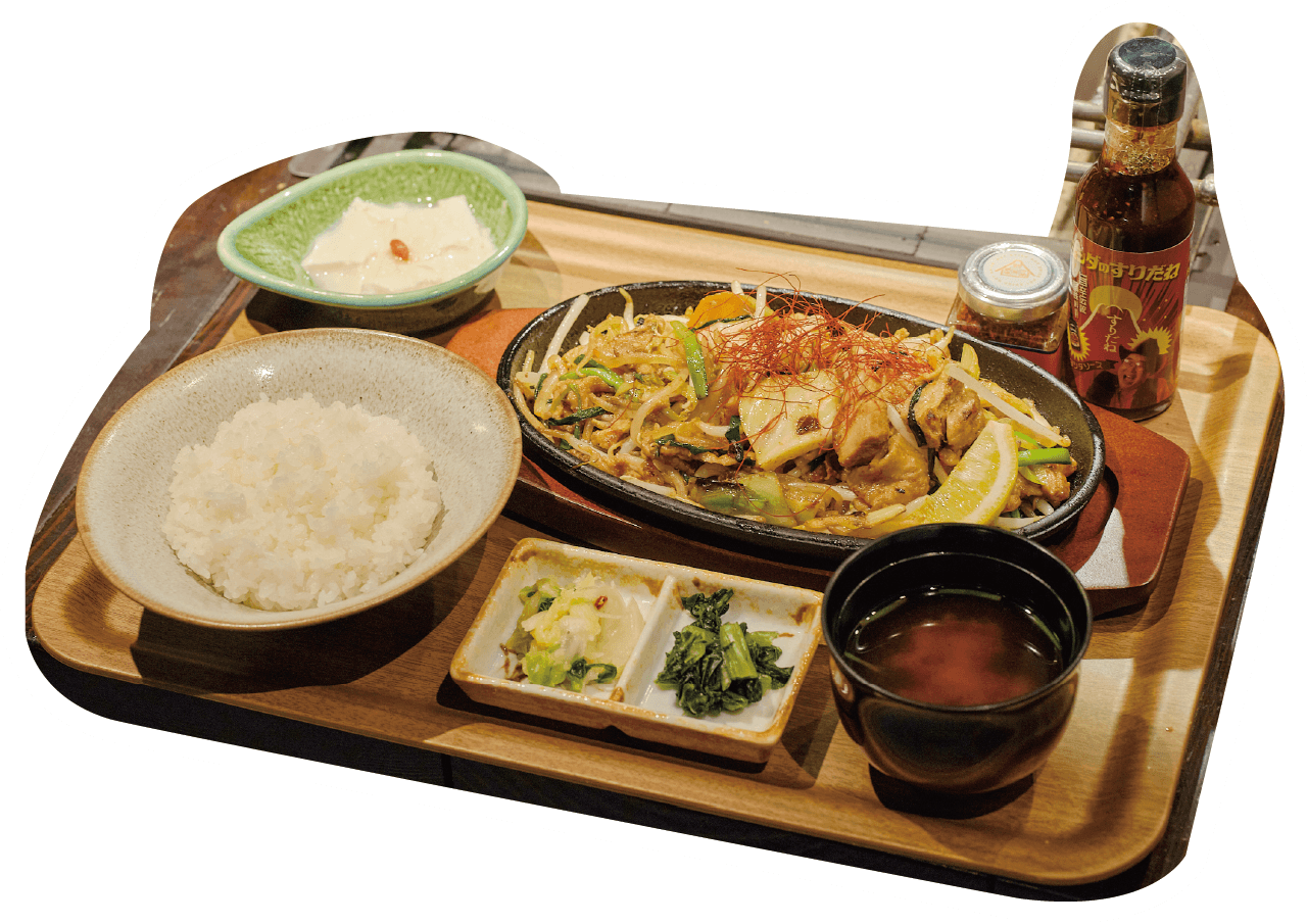 定食ランチの写真