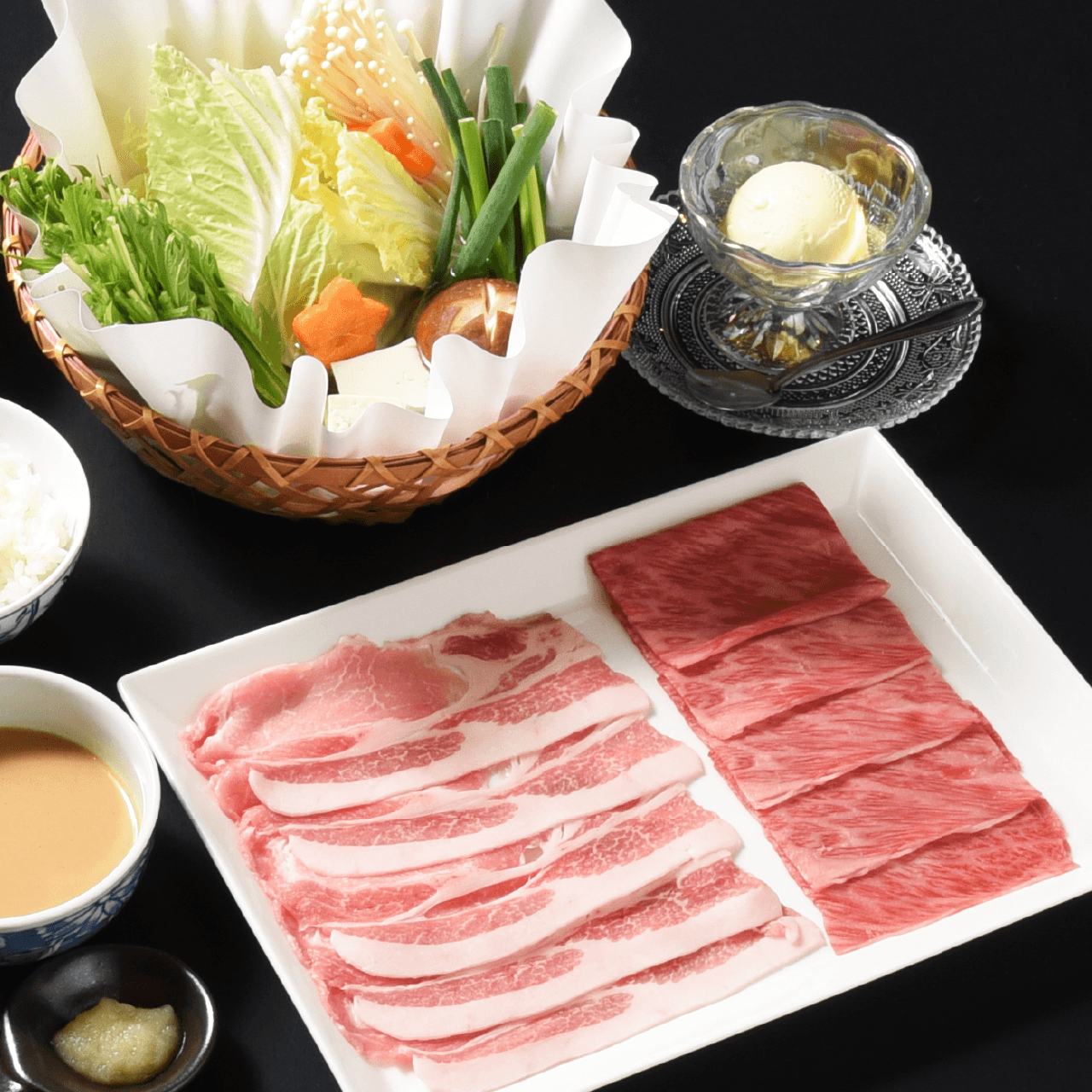 しゃぶしゃぶの飛騨路の飛騨牛