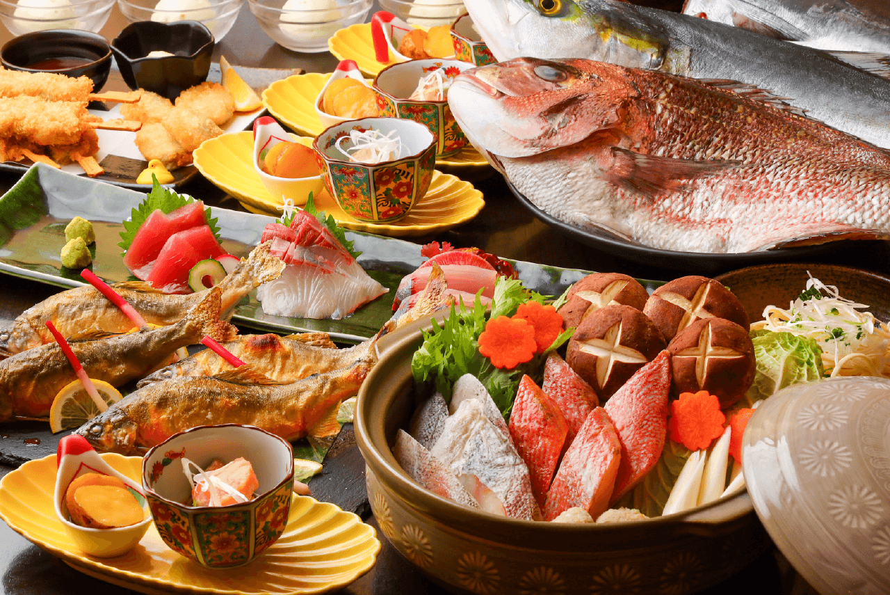 創作料理 笑 うたてい 4号店の宴会コース
