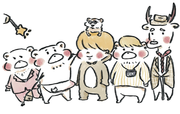 クマ夫のイラスト